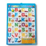 لوحة 3D حروف E مع أشكال للأطفال