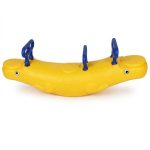 هزاز أطفال ثلاثي بشكل تمساح