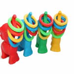 لعبة حلقات للأطفال بشكل فيل – 4 قطع