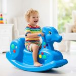 ⁦هزاز أطفال بشكل غزال – أزرق⁩ - الصورة ⁦2⁩