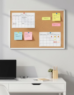 ⁦سبورة فلين للملاحظات 60×90 سم⁩ - الصورة ⁦3⁩