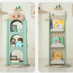 ⁦مكتبة أطفال متعددة الاستخدامات – رف كتب مع وحدات تخزين⁩ - الصورة ⁦2⁩