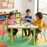 ⁦ترابيزة أنشطة أطفال- أخضر⁩ - الصورة ⁦2⁩