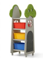 ⁦مكتبة أطفال بأدراج بلاستيك - مستوردة⁩ - الصورة ⁦2⁩