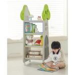 مكتبة بعجلات بلاستيك للأطفال