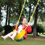 مرجيحة فردية بسلسلة حديد – صفراء