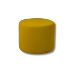 بف دائري تنجيد أصفر 50×45 سم