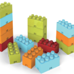 مكعب قطعة واحدة للأطفال