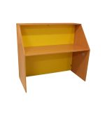 كاونتر استقبال 120 سم – (أصفر - خضر)