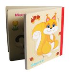 كتاب خشب أشكال حيوانات