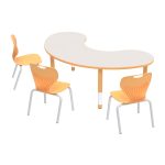 ترابيزة ميلامين مستوردة كيدني – برتقالي